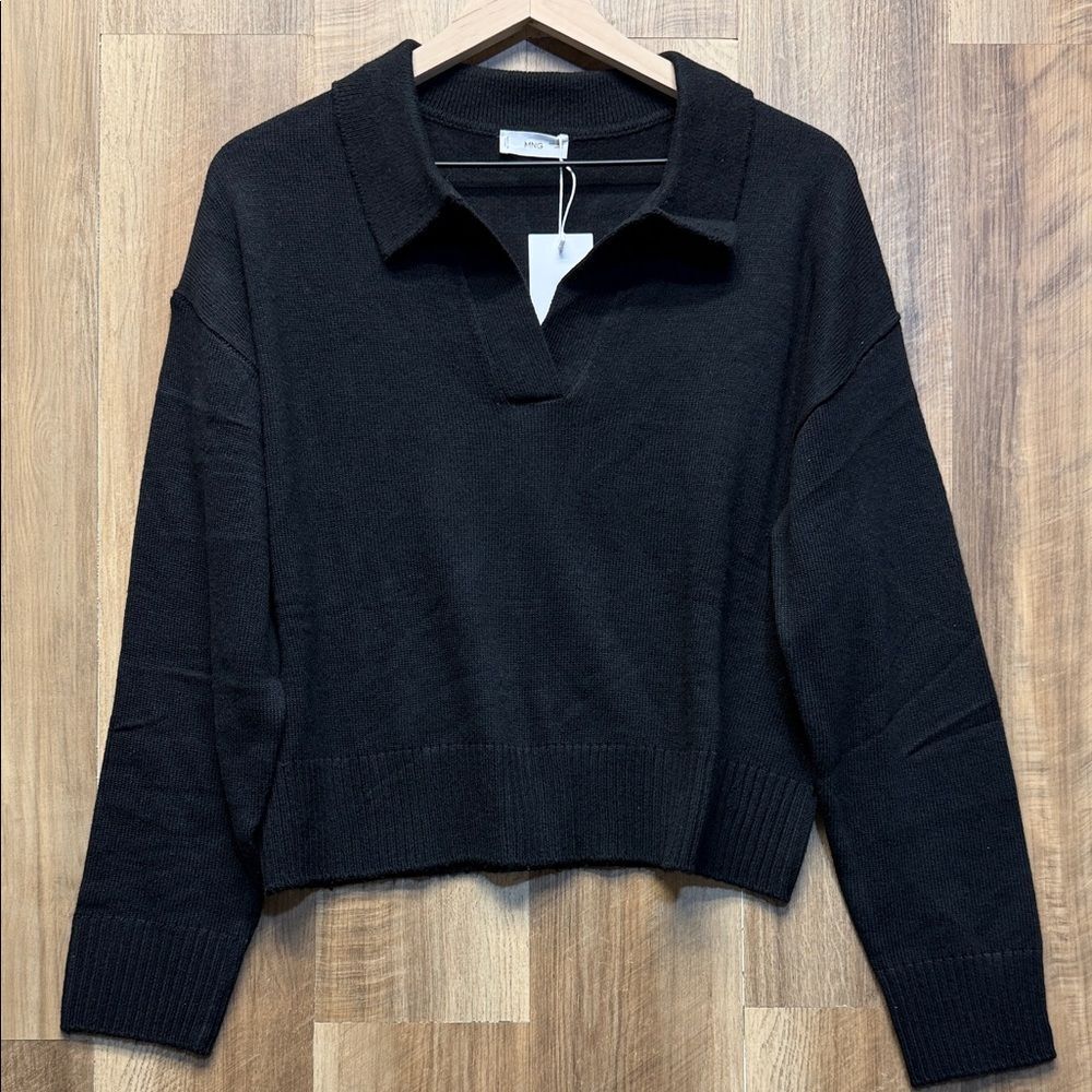 MANGO - Collared Polo Sweater